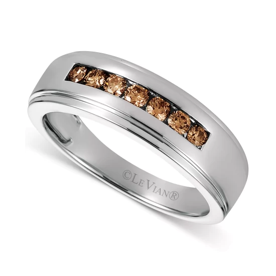 Discount ⌛ Le Vian Chocolate Diamond (7/8 Ct. T.w.) & Vanilla Diamond (1/3 Ct. T.w.) Diagonal Statement Ring In 14k Rose Gold 😀 4 Discount ⌛ Le Vian Chocolate Diamond (7/8 Ct. T.w.) & Vanilla Diamond (1/3 Ct. T.w.) Diagonal Statement Ring In 14k Rose Gold 😀 - Image 2