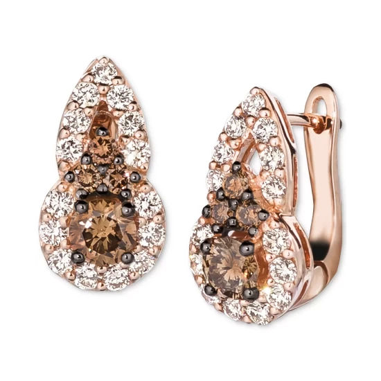 Wholesale ✨ Le Vian Peach & Nude Peach Morganite (3 Ct. T.w.) & Diamond (5/8 Ct. T.w.) Drop Earrings In 14k Rose Gold ⌛ 3 Wholesale ✨ Le Vian Peach & Nude Peach Morganite (3 Ct. T.w.) & Diamond (5/8 Ct. T.w.) Drop Earrings In 14k Rose Gold ⌛