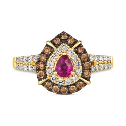 Best Pirce 🤩 Le Vian Passion Ruby (1/4 Ct. T.w.) & Diamond (3/4 Ct. T.w.) Halo Ring In 14k Gold ✨ 11 Best Pirce 🤩 Le Vian Passion Ruby (1/4 Ct. T.w.) & Diamond (3/4 Ct. T.w.) Halo Ring In 14k Gold ✨ -Le Vian Shop unnamed file 328