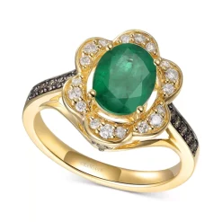 Budget ⌛ Le Vian Vanilla Diamond Flower Cluster Jewelry Set In Platinum ⭐