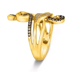 Best reviews of ✨ Le Vian Chocolate Diamond (1/2 Ct. T.w.) & Nude Diamond (3/8 Ct. T.w.) Heart Statement Ring In 14k White Gold 🔥