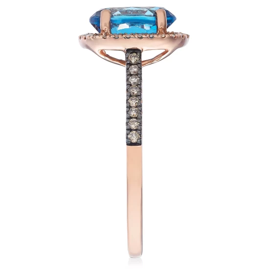 Buy 😀 Le Vian Deep Sea Blue Topaz (2 Ct. T.w.) & Diamond (1/4 Ct. T.w) Ring In 14k Yellow Gold Or 14k Rose Gold (Also In Citrine, Amethyst & Peridot) Blue Topaz/rose Gold ❤️ 8 Buy 😀 Le Vian Deep Sea Blue Topaz (2 Ct. T.w.) & Diamond (1/4 Ct. T.w) Ring In 14k Yellow Gold Or 14k Rose Gold (Also In Citrine, Amethyst & Peridot) Blue Topaz/rose Gold ❤️ - Image 6