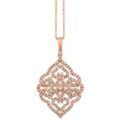 Outlet ⭐ Le Vian Chocolate Ombré Diamonds (5/8 Ct. T.w.) & Nude Diamonds (1/4 Ct. T.w.) Swirl Statement Ring In 14k Rose Gold 14k Strawberry Gold Ring 🤩 -Le Vian Shop unnamed file 428