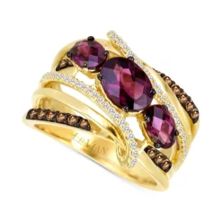 Outlet 🛒 Le Vian Raspberry Rhodolite (1-7/8 Ct. T.w.) & Diamond (3/8 Ct. T.w.) Statement Ring In 14k Gold 😉 -Le Vian Shop unnamed file 434
