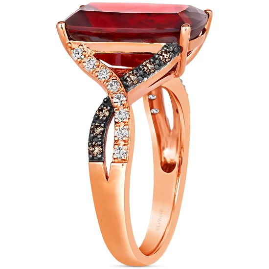 Outlet 😀 Le Vian Mint Julep Quartz (12-3/8 Ct. T.w.) & Diamond (3/8 Ct. T.w.) Drop Earrings In 14k Gold ✔️ 4 Outlet 😀 Le Vian Mint Julep Quartz (12-3/8 Ct. T.w.) & Diamond (3/8 Ct. T.w.) Drop Earrings In 14k Gold ✔️ - Image 2