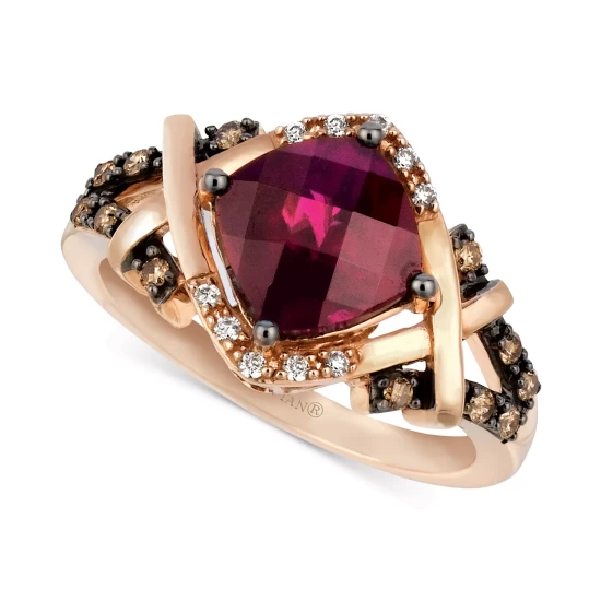 Best Sale 🤩 Le Vian Nude Diamond (3/4 Ct. T.w.) & Chocolate Diamond (1/2 Ct. T.w.) Swirled Drop Earrings In 14k Rose Gold 💯 4 Best Sale 🤩 Le Vian Nude Diamond (3/4 Ct. T.w.) & Chocolate Diamond (1/2 Ct. T.w.) Swirled Drop Earrings In 14k Rose Gold 💯 - Image 2