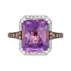 Brand new 🧨 Le Vian Grape Amethyst (5-1/10 Ct. T.w.) & Diamond (1/3 Ct. T.w.) Statement Ring In 14k White Gold 🎁 -Le Vian Shop unnamed file 510