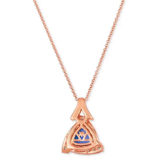 Discount 🥰 Le Vian Multi-Gemstone (1-7/8 Ct. T.w.) & Vanilla Diamond (1/10 Ct. T.w.) Swirl 18 Pendant Necklace In 14k Rose Gold 💯 3 Discount 🥰 Le Vian Multi-Gemstone (1-7/8 Ct. T.w.) & Vanilla Diamond (1/10 Ct. T.w.) Swirl 18 Pendant Necklace In 14k Rose Gold 💯