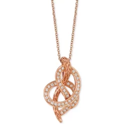 Cheap 🎉 Le Vian Strawberry 'n' Vanilla® Swirl Diamond Pendant Necklace (1/4 Ct. T.w.) In 14k Rose Gold ❤️ -Le Vian Shop unnamed file 554