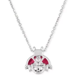 Wholesale 🔔 Le Vian Raspberry Rhodolite (1-1/6 Ct. T.w.) & Diamond (1/10 Ct. T.w.) Ladybug Adjustable 19 Pendant Necklace In 14k White Gold 🔥 -Le Vian Shop unnamed file 555