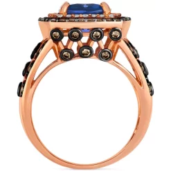 New 💯 Le Vian Chocolatier® Blueberry Tanzanite (3-5/8 Ct. T.w.) & Diamond (7/8 Ct. T.w.) Open Shank Statement In 14k Rose Gold 🛒 -Le Vian Shop unnamed file 566