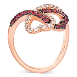 Best deal 🎁 Le Vian Passion Ruby (3/8 Ct. T.w.) & Nude Diamond (1/3 Ct. T.w.) Interlocking Hearts Ring In 14k Rose Gold 💯 -Le Vian Shop unnamed file 602