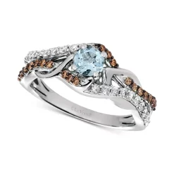 Hot Sale 🎉 Le Vian Passion Ruby (5/8 Ct. T.w.) & Diamond (1-1/10 Ct. T.w.) Double Halo Ring In 14k White Gold 14k Vanilla Gold Ring 🤩 -Le Vian Shop unnamed file 607