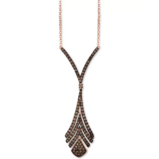 Best Sale 😍 Le Vian Chocolatier® Diamond Square Cluster 18 Pendant Necklace (1/2 Ct. T.w.) In 14k Rose Gold 🔥 3 Best Sale 😍 Le Vian Chocolatier® Diamond Square Cluster 18 Pendant Necklace (1/2 Ct. T.w.) In 14k Rose Gold 🔥