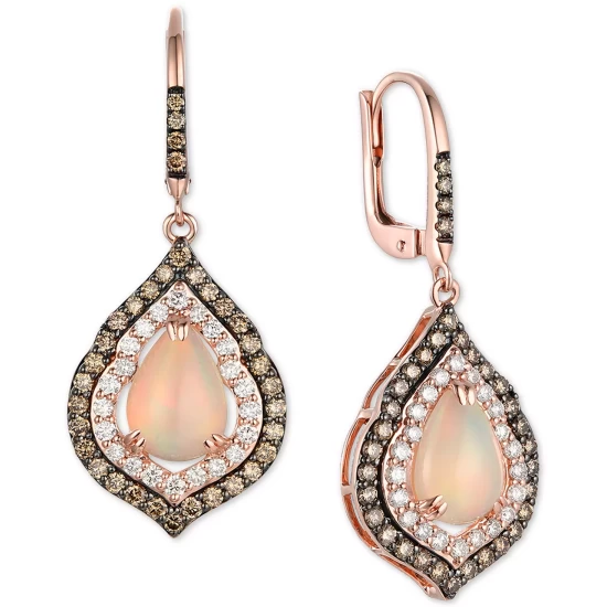 Best Pirce ❤️ Le Vian Neopolitan Opal (1-3/4 Ct. T.w.) & Diamond (1-1/2 Ct. T.w.) In 14k Rose Gold 😉 4 Best Pirce ❤️ Le Vian Neopolitan Opal (1-3/4 Ct. T.w.) & Diamond (1-1/2 Ct. T.w.) In 14k Rose Gold 😉 - Image 2
