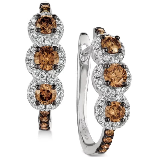 Best Pirce 👏 Le Vian Chocolate Diamond (1-3/4 Ct. T.w.) & Nude Diamond (1/2 Ct. T.w.) Triple Cluster Ring In 14k Gold Yellow Gold 🤩 6 Best Pirce 👏 Le Vian Chocolate Diamond (1-3/4 Ct. T.w.) & Nude Diamond (1/2 Ct. T.w.) Triple Cluster Ring In 14k Gold Yellow Gold 🤩 - Image 4