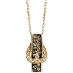 Coupon ⌛ Le Vian Multi-Gemstone (1-3/8 Ct. T.w.) & Vanilla Diamond (1/8 Ct. T.w.) 20 Pendant Necklace In 14k Rose Gold Opal 🌟