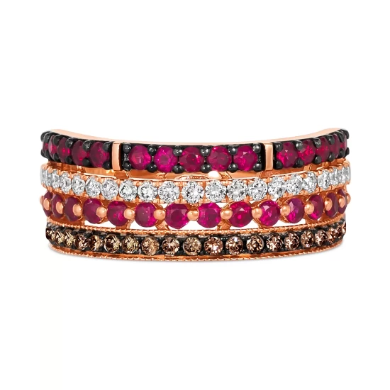 Wholesale 👍 Le Vian Gents™ Mens Diamond Ring (3/8 Ct. T.w.) In 14k Gold Yellow Gold 🌟 3 Wholesale 👍 Le Vian Gents™ Mens Diamond Ring (3/8 Ct. T.w.) In 14k Gold Yellow Gold 🌟