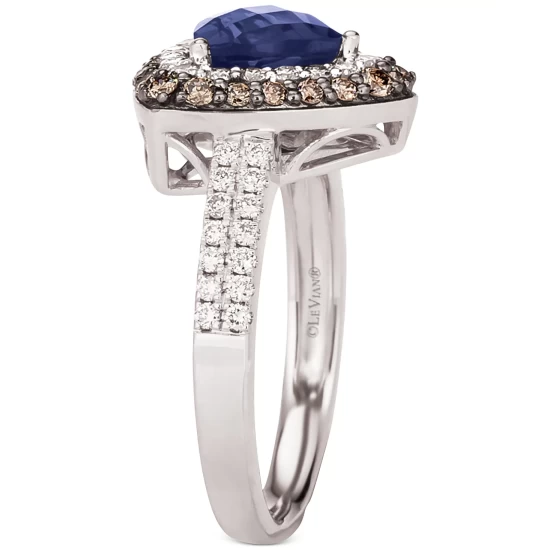 Promo ๐ Le Vian Blueberry Tanzanite (1-1/10 Ct. T.w.) & Diamond (3/4 Ct. T.w.) Halo Ring In 14k White Gold โจ 7 Promo ๐ Le Vian Blueberry Tanzanite (1-1/10 Ct. T.w.) & Diamond (3/4 Ct. T.w.) Halo Ring In 14k White Gold โจ - Image 5