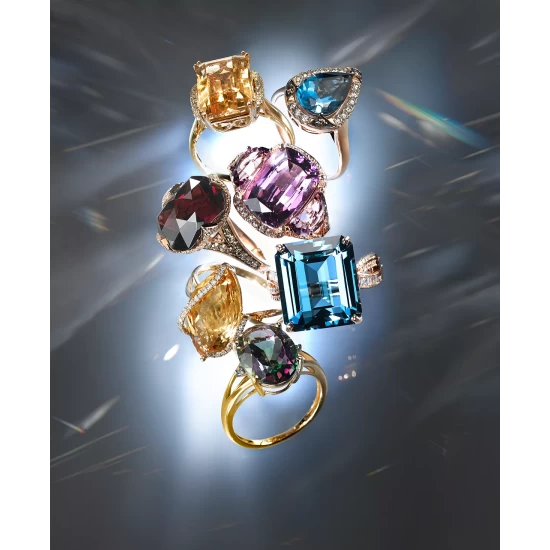 Best Sale 😍 Le Vian Multi-Gemstone (1-7/8 Ct. T.w.) & Nude Diamond (1/6 Ct. T.w.) Statement Ring In 14k Rose Gold Opal 😍 3 Best Sale 😍 Le Vian Multi-Gemstone (1-7/8 Ct. T.w.) & Nude Diamond (1/6 Ct. T.w.) Statement Ring In 14k Rose Gold Opal 😍