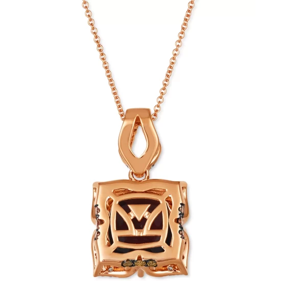 Best Pirce 🔔 Le Vian Raspberry Rhodolite (1-3/8 Ct. T.w.) & Diamond (1/3 Ct. T.w.) Adjustable 20 Pendant Necklace In 14k Rose Gold 🎁 5 Best Pirce 🔔 Le Vian Raspberry Rhodolite (1-3/8 Ct. T.w.) & Diamond (1/3 Ct. T.w.) Adjustable 20 Pendant Necklace In 14k Rose Gold 🎁 - Image 3