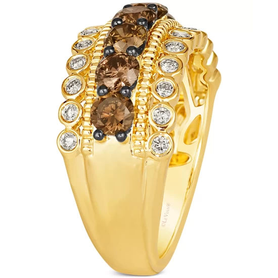 Best Pirce 🤩 Le Vian Passion Ruby (1/4 Ct. T.w.) & Diamond (3/4 Ct. T.w.) Halo Ring In 14k Gold ✨ 5 Best Pirce 🤩 Le Vian Passion Ruby (1/4 Ct. T.w.) & Diamond (3/4 Ct. T.w.) Halo Ring In 14k Gold ✨ - Image 3