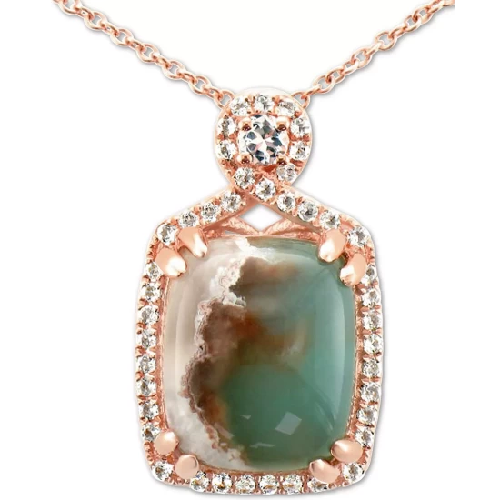 Wholesale 🔥 Le Vian Neopolitan Opal (3-1/5 Ct. T.w.) & Diamond (1/4 Ct. T.w.) Halo Ring In 14k Rose Gold 🌟 6 Wholesale 🔥 Le Vian Neopolitan Opal (3-1/5 Ct. T.w.) & Diamond (1/4 Ct. T.w.) Halo Ring In 14k Rose Gold 🌟 - Image 4