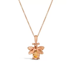Hot Sale 🥰 Le Vian Chocolatier® Cinnamon Citrine (5/8 Ct. T.w.) & Diamond (1/10 Ct. T.w.) Bee Pendant Necklace In 14k Gold, 18 + 2 Extender Rose Gold 😉 -Le Vian Shop unnamed file 779