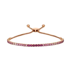 Outlet ✨ Le Vian Pink Ruby (1-3/4 Ct. T.w.) & White Sapphire (1/4 Ct. T.w.) Ombré Bolo Bracelet In 14k Rose Gold No Color ✨ -Le Vian Shop unnamed file 789