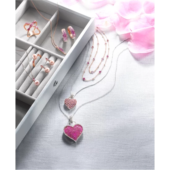 Hot Sale 🛒 Le Vian Strawberry Layer Cake Multi-Gemstone Ombré Hoop Earrings (4-1/5 Ct. T.w.) In 14k Rose Gold Ruby Pink Sapphire Vanilla Sapphires Strawberry Gold 😀 5 Hot Sale 🛒 Le Vian Strawberry Layer Cake Multi-Gemstone Ombré Hoop Earrings (4-1/5 Ct. T.w.) In 14k Rose Gold Ruby Pink Sapphire Vanilla Sapphires Strawberry Gold 😀 - Image 3