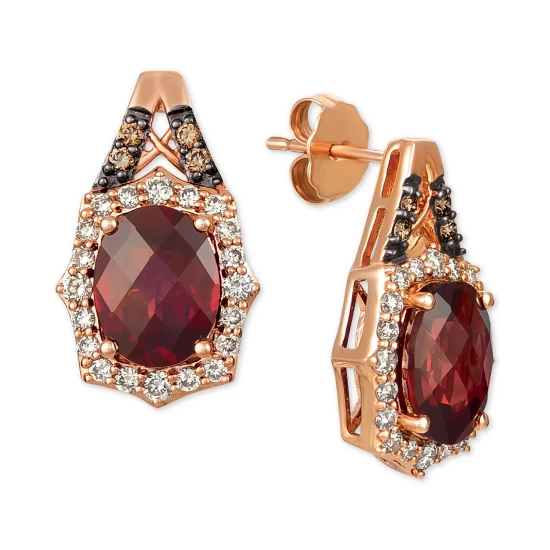 Best reviews of ๐ Le Vian Rhodolite Garnet (4 Ct. T.w.) & Diamond (5/8 Ct. T.w.) Stud Earrings In 14k Rose Gold ๐ 4 Best reviews of ๐ Le Vian Rhodolite Garnet (4 Ct. T.w.) & Diamond (5/8 Ct. T.w.) Stud Earrings In 14k Rose Gold ๐ - Image 2