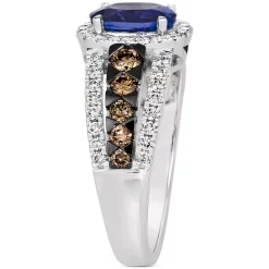 Brand new 🥰 Le Vian Blue Topaz (1-1/10 Ct. T.w.) & Diamond (3/4 Ct. T.w.) Ring In 14k White Gold 👍 -Le Vian Shop unnamed file 818