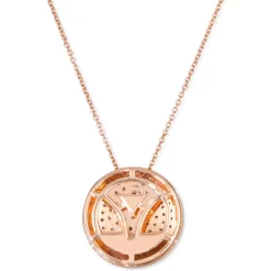 Best deal 😉 Le Vian Chocolatier® Chocolate Diamond (3/4 Ct. T.w.) & Vanilla Diamond (1/4 Ct. T.w.) Halo Ring In 14k Two-Tone Gold 14k Two Tone Gold Ring 🔔