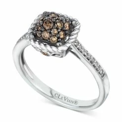 Wholesale 🤩 Le Vian Chocolatier® Diamond Cluster Ring (1/2 Ct. T.w.) In 14k White Gold 🎁