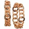 New 😉 Le Vian Chocolate Diamond (1/3 Ct. T.w.) & Nude Diamond (1/2 Ct. T.w.) Circle Link Hoop Earrings In 14k Rose Gold 🌟 -Le Vian Shop unnamed file 942