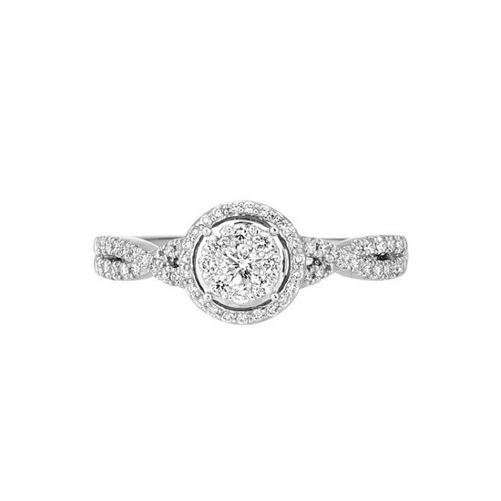 Promo 🎁 Le Vian Vanilla Diamond® Twist Halo Ring (3/8 Ct. T.w.) In Platinum 😉 5 Promo 🎁 Le Vian Vanilla Diamond® Twist Halo Ring (3/8 Ct. T.w.) In Platinum 😉 - Image 3
