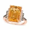 Promo 🔔 Le Vian Cinnamon Citrine (5-3/4 Ct. T.w.) & Diamond (1/4 Ct. T.w.) Statement Ring In 14k Rose Gold ❤️ -Le Vian Shop unnamed file 954