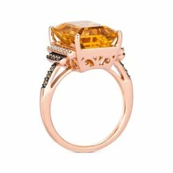 Promo 🔔 Le Vian Cinnamon Citrine (5-3/4 Ct. T.w.) & Diamond (1/4 Ct. T.w.) Statement Ring In 14k Rose Gold ❤️ -Le Vian Shop unnamed file 956