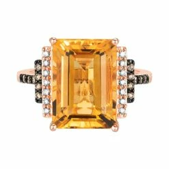 Promo 🔔 Le Vian Cinnamon Citrine (5-3/4 Ct. T.w.) & Diamond (1/4 Ct. T.w.) Statement Ring In 14k Rose Gold ❤️ -Le Vian Shop unnamed file 958