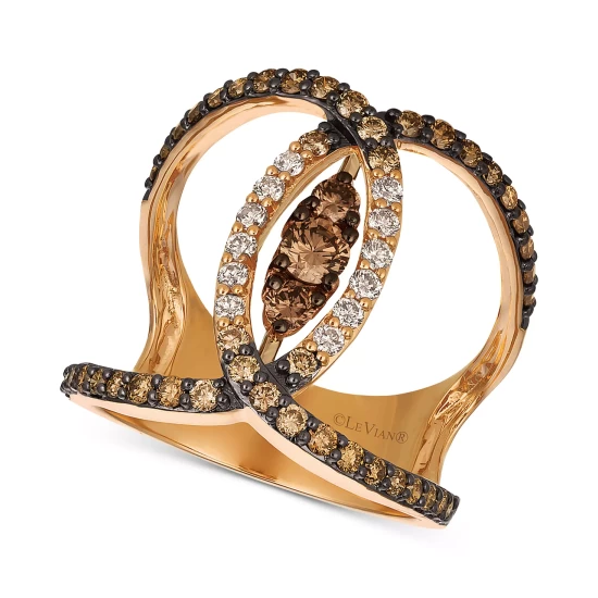 Budget 🎁 Le Vian Crazy Collection® Multi-Stone Ring In 14k Strawberry Rose Gold (8 Ct. T.w.) 👏 6 Budget 🎁 Le Vian Crazy Collection® Multi-Stone Ring In 14k Strawberry Rose Gold (8 Ct. T.w.) 👏 - Image 4