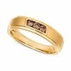 Cheapest ⭐ Le Vian Chocolatier® Men's Diamond Band (1/4 Ct. T.w.) In 14k Gold ✔️ -Le Vian Shop unnamed file 963