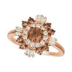Le Vian Shop 32 Outlet 👍 Le Vian Chocolate Diamonds® (3/4 Ct. T.w.) & Nude Diamonds™ (3/8 Ct. T.w.) Statement Ring In 14k Rose Gold & 14k White Gold 😉