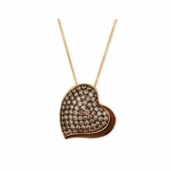 Brand new 🤩 GODIVA X Le Vian® Chocolate Enamel Ganache Heart Pendant Necklace Featuring Chocolate Diamond (1-3/8 Ct. T.w.) & Enamel Pavé In 14k Rose Gold 14k Strawberry Gold Pendant 😉 -Le Vian Shop unnamed file 974