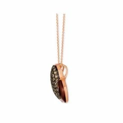 Brand new 🤩 GODIVA X Le Vian® Chocolate Enamel Ganache Heart Pendant Necklace Featuring Chocolate Diamond (1-3/8 Ct. T.w.) & Enamel Pavé In 14k Rose Gold 14k Strawberry Gold Pendant 😉 -Le Vian Shop unnamed file 975