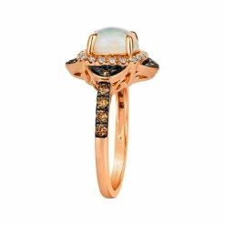 Wholesale 🛒 Le Vian Neopolitan Opal (5/8 Ct. T.w.) & Diamond (1/3 Ct. T.w.) Halo Ring In 14k Rose Gold 14k Strawberry Gold Ring 🌟 -Le Vian Shop unnamed file 988
