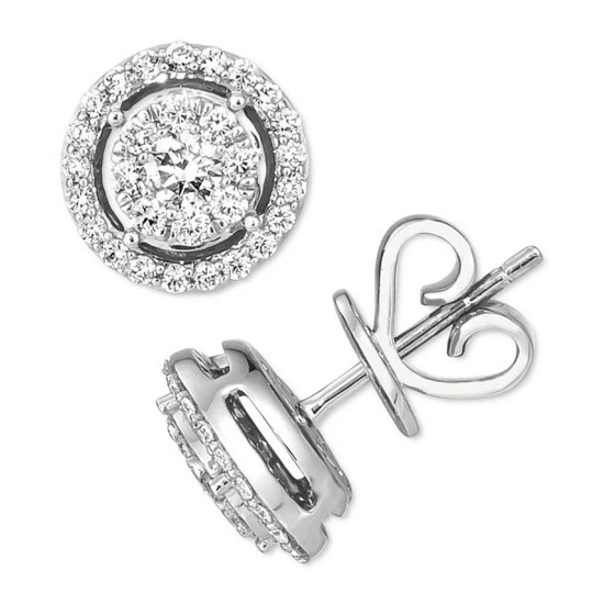 Best Pirce 🎉 Le Vian Vanilla Diamond® Halo Stud Earrings (3/8 Ct. T.w.) In Platinum 💯 3 Best Pirce 🎉 Le Vian Vanilla Diamond® Halo Stud Earrings (3/8 Ct. T.w.) In Platinum 💯